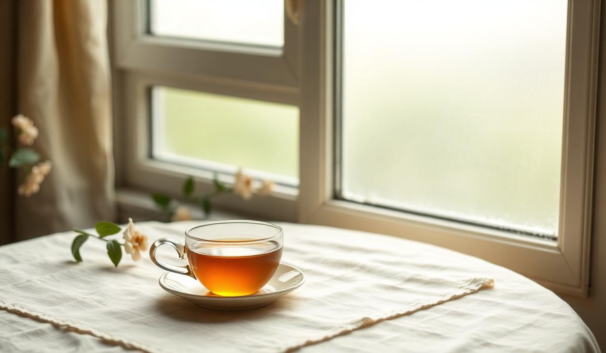 A quiet morning cup of tea
